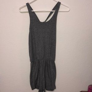light grey romper